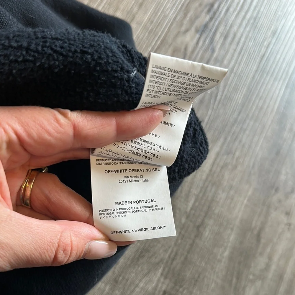 OFF WHITE
Off-White Logo Sweatshirt Black - Picture 7 of 7